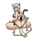 [후방..?] 야니네코 짤 그렸음