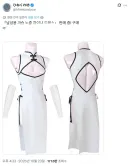 남성용 가슴 노출 차이나 드레스