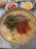 오늘 먹었던 칼국수&튀김만두~