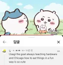 치이카와)일어발음이 힘들어서 영문권에서 부르는 별명
