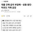 금리 부담에, 부동산 거래 급감