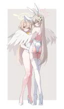 블루아카) 바니걸 히후미와 나기사.jpg