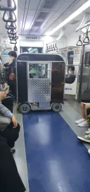 1호선에 나타난 전동 휠체어