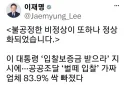 이재명 SNS 조달청 자랑 하루만에 KO 당했네? ㅎㅎ