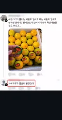 과일에 이런 스티커 좀 붙이지 마라