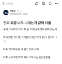 블라) 진짜 요즘 너무 나대는 거 같아 다들.